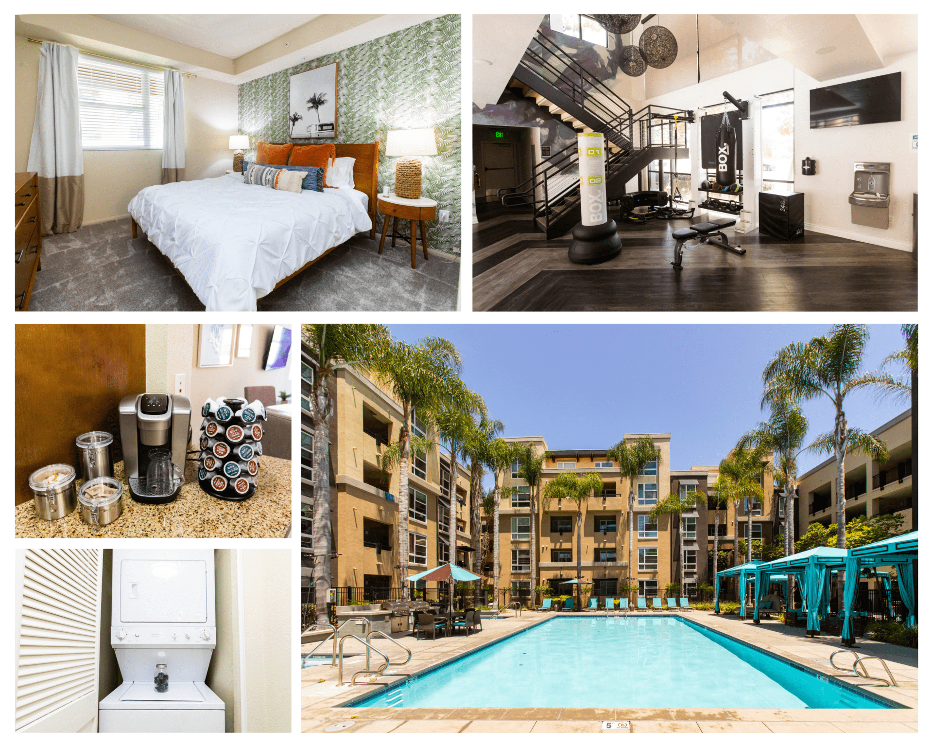 furnished rental amenities collage